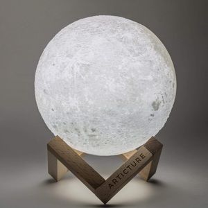 Moon Lamp - 3D lunar landscape. Changes colors!